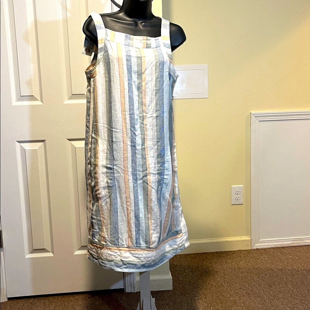 For Cynthia Multicolor Striped Dress